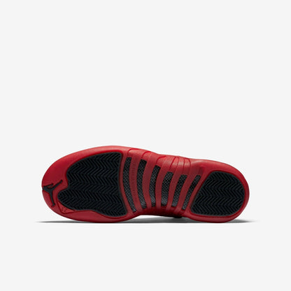 Air Jordan 12 Retro 'Flu Game / Bred' (2025) (GS) [153265-002-25] Athletic Basketball Sports Sneakers in Black / Varsity Red for Unisex Youth Kids Junior Boys Girls - AVBL MRKT (7)