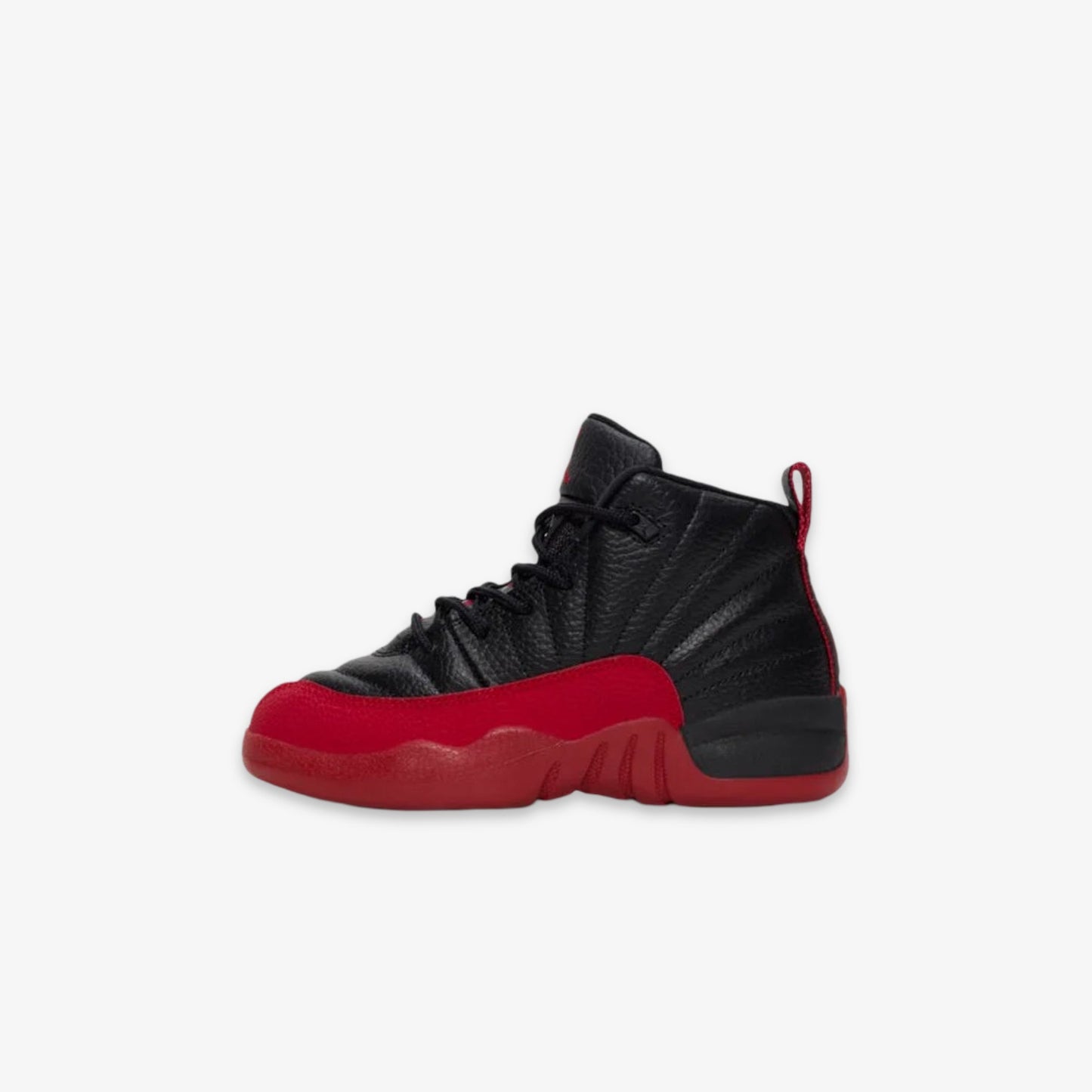 Air Jordan 12 Retro 'Flu Game / Bred' (2025) (PS) [151186-002-25] Athletic Basketball Sports Sneakers in Black / Varsity Red for Unisex Little Kids Pre-School Boys Girls - AVBL MRKT (2)