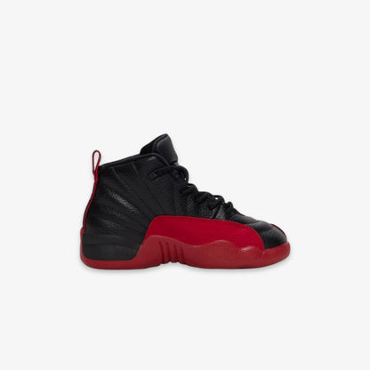 Air Jordan 12 Retro 'Flu Game / Bred' (2025) (PS) [151186-002-25] Athletic Basketball Sports Sneakers in Black / Varsity Red for Unisex Little Kids Pre-School Boys Girls - AVBL MRKT (4)