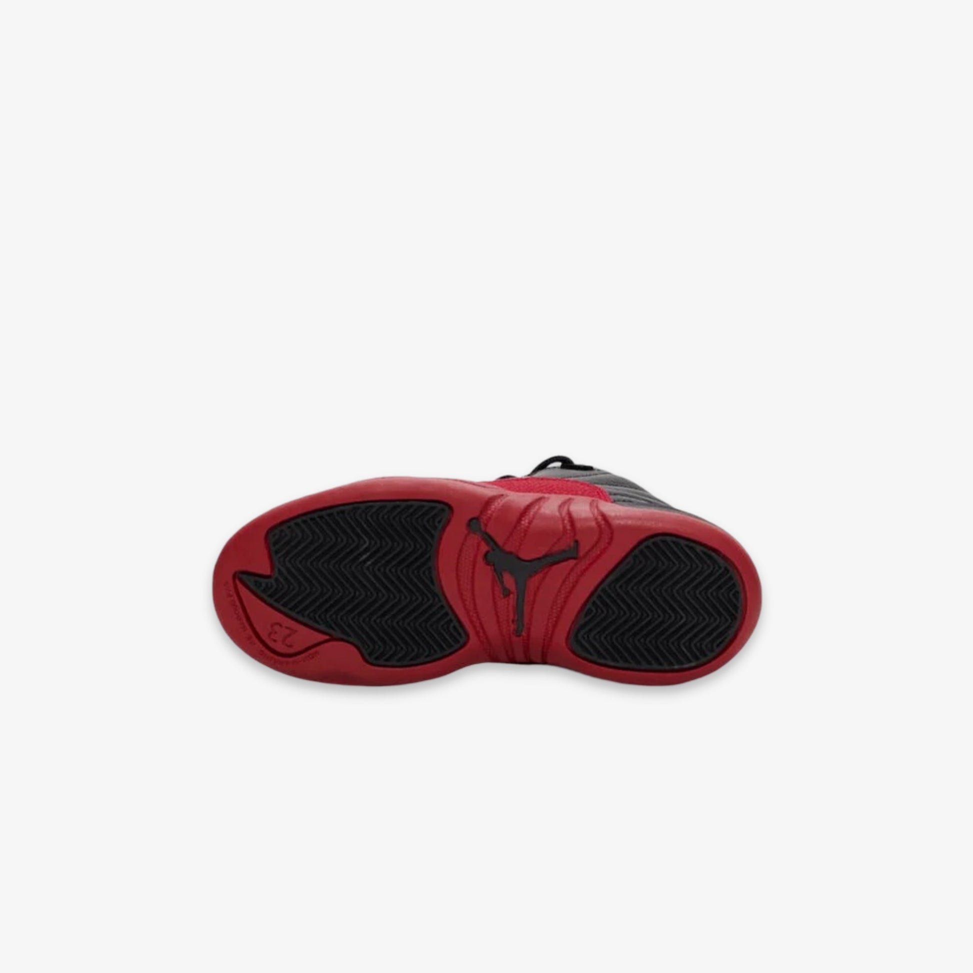 Air Jordan 12 Retro 'Flu Game / Bred' (2025) (PS) [151186-002-25] Athletic Basketball Sports Sneakers in Black / Varsity Red for Unisex Little Kids Pre-School Boys Girls - AVBL MRKT (9)