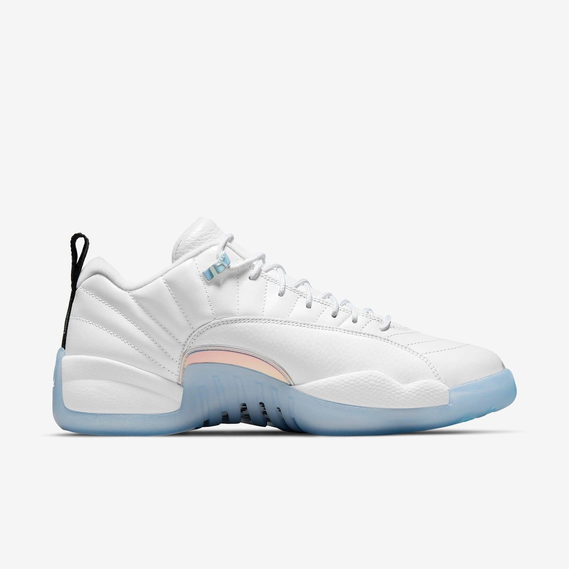 Air Jordan 12 Retro Low 'Easter' (2021) [DB0733-190] Athletic Basketball Sports Sneakers in White / Multi-Color - White for Unisex Adult Mens - AVBL MRKT (4)