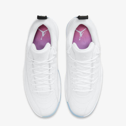 Air Jordan 12 Retro Low 'Easter' (2021) [DB0733-190] Athletic Basketball Sports Sneakers in White / Multi-Color - White for Unisex Adult Mens - AVBL MRKT (5)