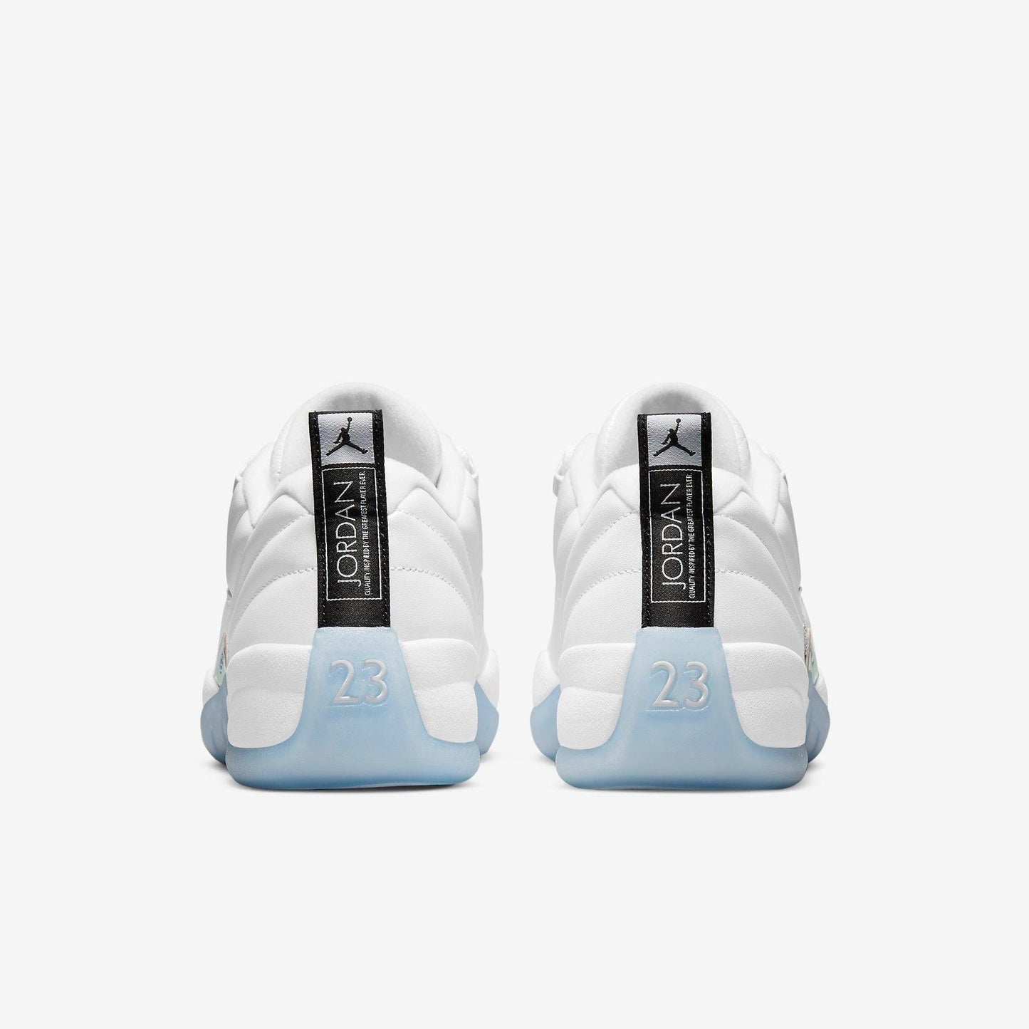 Air Jordan 12 Retro Low 'Easter' (2021) [DB0733-190] Athletic Basketball Sports Sneakers in White / Multi-Color - White for Unisex Adult Mens - AVBL MRKT (6)