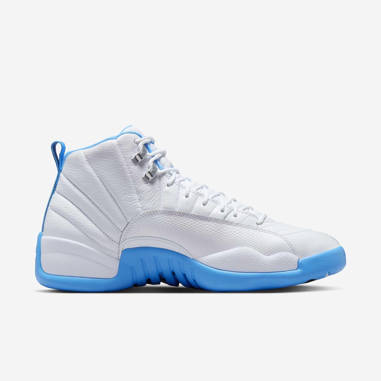 Air Jordan 12 Retro 'Melo / UNC University Blue' (2025) [CT8013-112] Athletic Basketball Sports Sneakers in White / University Blue for Unisex Adult Mens - AVBL MRKT (4)
