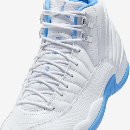 Air Jordan 12 Retro 'Melo / UNC University Blue' (2025) [CT8013-112] Athletic Basketball Sports Sneakers in White / University Blue for Unisex Adult Mens - AVBL MRKT (7)