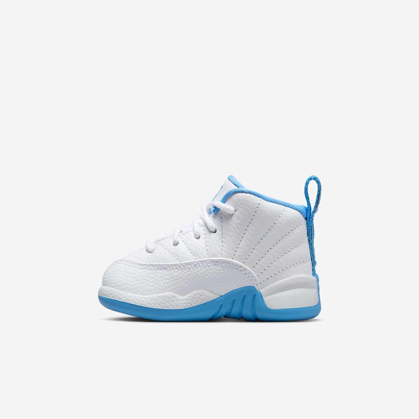 Air Jordan 12 Retro 'Melo / UNC University Blue' (2025) (TD) [850000-112] Athletic Basketball Sports Sneakers in White / University Blue for Unisex Baby Infant Toddler - AVBL MRKT (2)