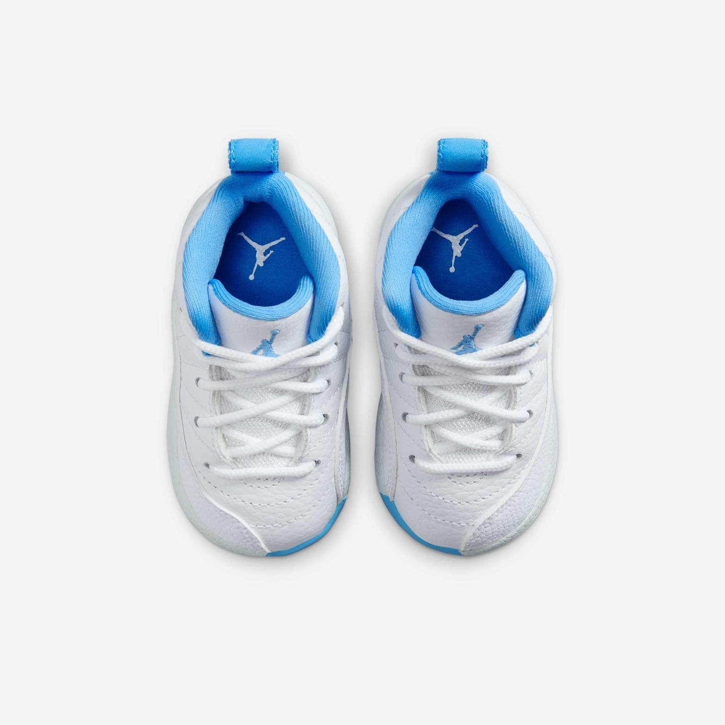 Air Jordan 12 Retro 'Melo / UNC University Blue' (2025) (TD) [850000-112] Athletic Basketball Sports Sneakers in White / University Blue for Unisex Baby Infant Toddler - AVBL MRKT (5)