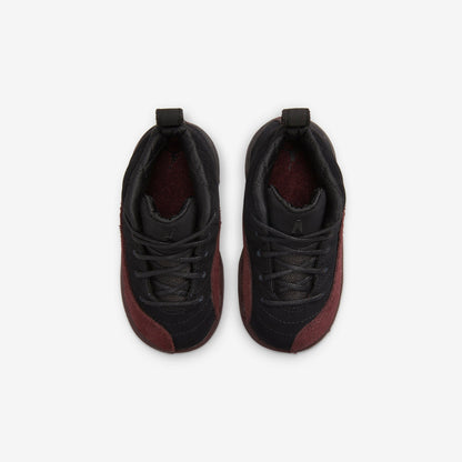 Air Jordan 12 Retro SP x A Ma Maniére 'Black' (2023) (TD) [FB2687-001] Athletic Basketball Sports Sneakers in Black / Black - Burgundy Crush for Unisex Baby Infant Toddler - AVBL MRKT (5)