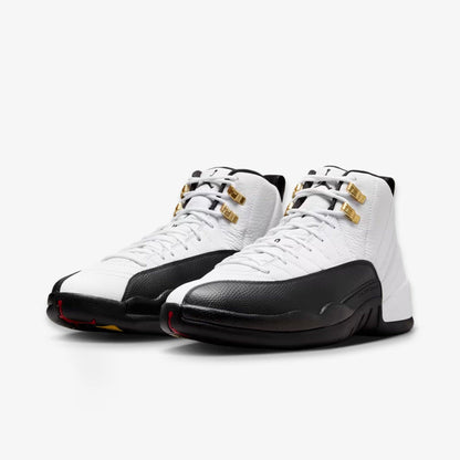 Air Jordan 12 Retro 'Taxi' (2025) [CT8013-117] Athletic Basketball Sports Sneakers in White / Black - Taxi for Unisex Adult Mens - AVBL MRKT (1)