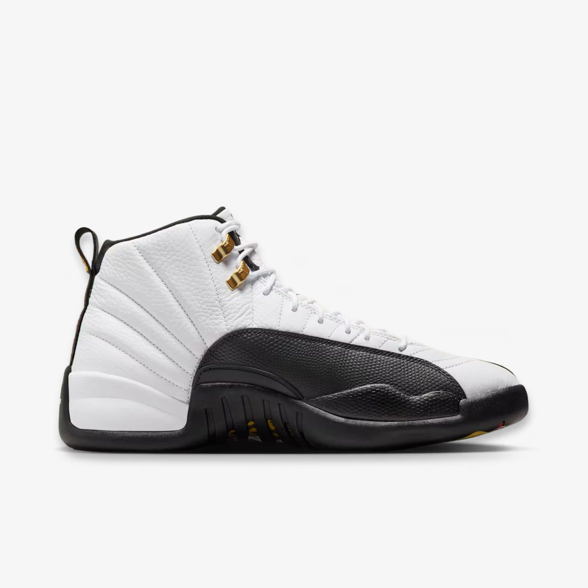 Air Jordan 12 Retro 'Taxi' (2025) [CT8013-117] Athletic Basketball Sports Sneakers in White / Black - Taxi for Unisex Adult Mens - AVBL MRKT (4)