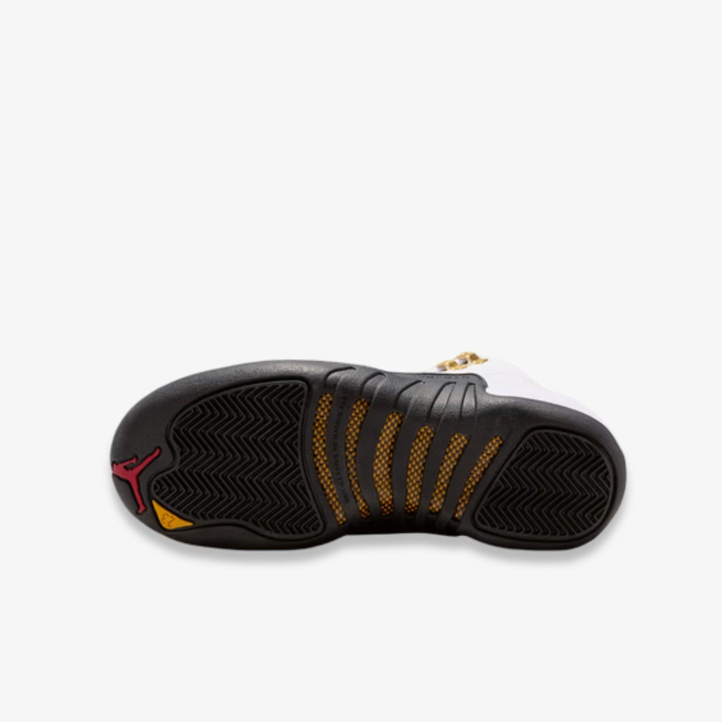 Air Jordan 12 Retro 'Taxi' (2025) (GS) [153265-117] Athletic Basketball Sports Sneakers in White / Black - Taxi for Unisex Youth Kids Junior Boys Girls - AVBL MRKT (9)