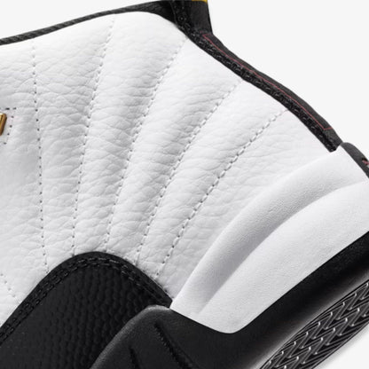 Air Jordan 12 Retro 'Taxi' (2025) (PS) [151186-117] Athletic Basketball Sports Sneakers in White / Black - Taxi for Unisex Little Kids Pre-School Boys Girls - AVBL MRKT (8)