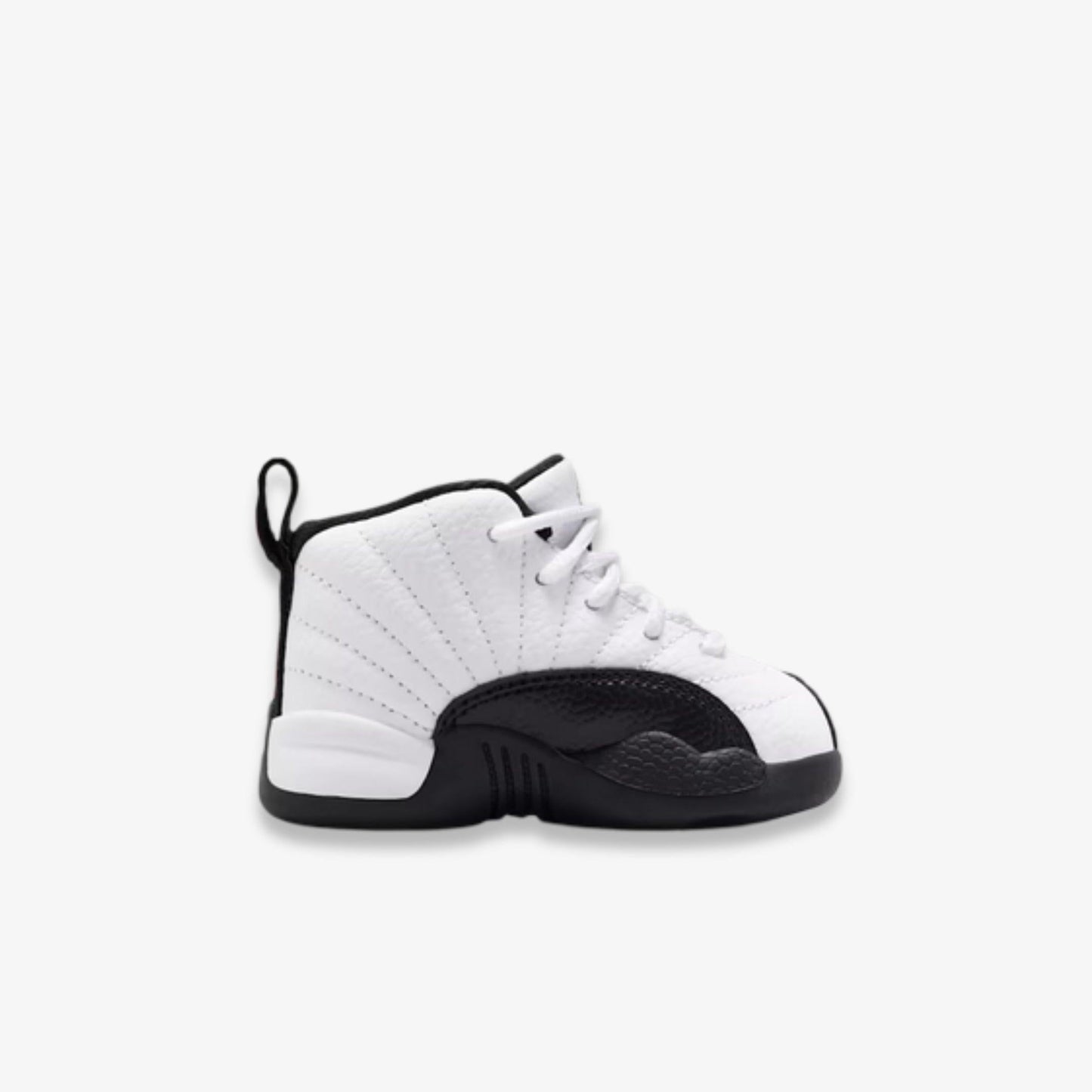 Air Jordan 12 Retro 'Taxi' (2025) (TD) [850000-117] Athletic Basketball Sports Sneakers in White / Black - Taxi for Unisex Baby Infant Toddler - AVBL MRKT (4)
