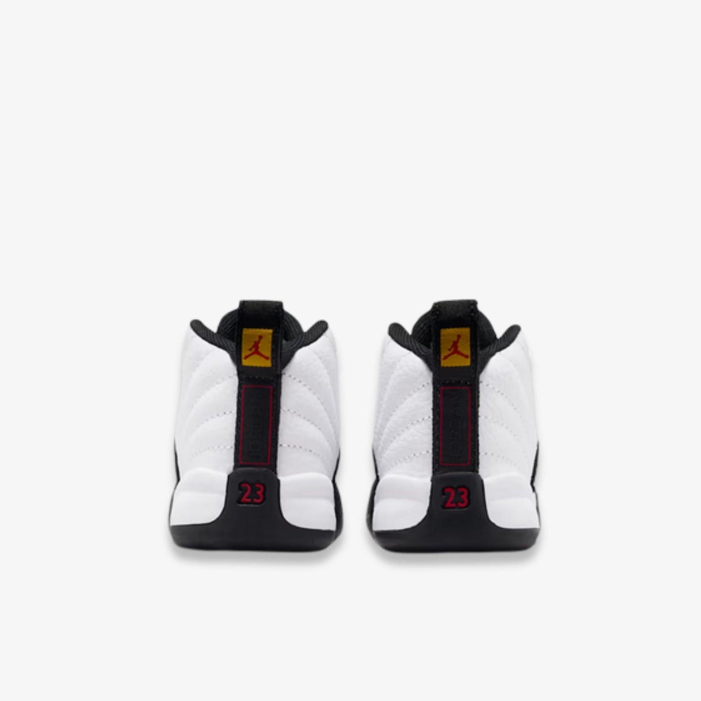 Air Jordan 12 Retro 'Taxi' (2025) (TD) [850000-117] Athletic Basketball Sports Sneakers in White / Black - Taxi for Unisex Baby Infant Toddler - AVBL MRKT (6)