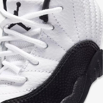 Air Jordan 12 Retro 'Taxi' (2025) (TD) [850000-117] Athletic Basketball Sports Sneakers in White / Black - Taxi for Unisex Baby Infant Toddler - AVBL MRKT (7)
