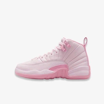 Air Jordan 12 Retro 'Triple Pearl Pink' (2025) (GS) [510815-600] Athletic Basketball Sports Sneakers in Pearl Pink / Medium Soft Pink for Unisex Youth Kids Junior Boys Girls - AVBL MRKT (2)