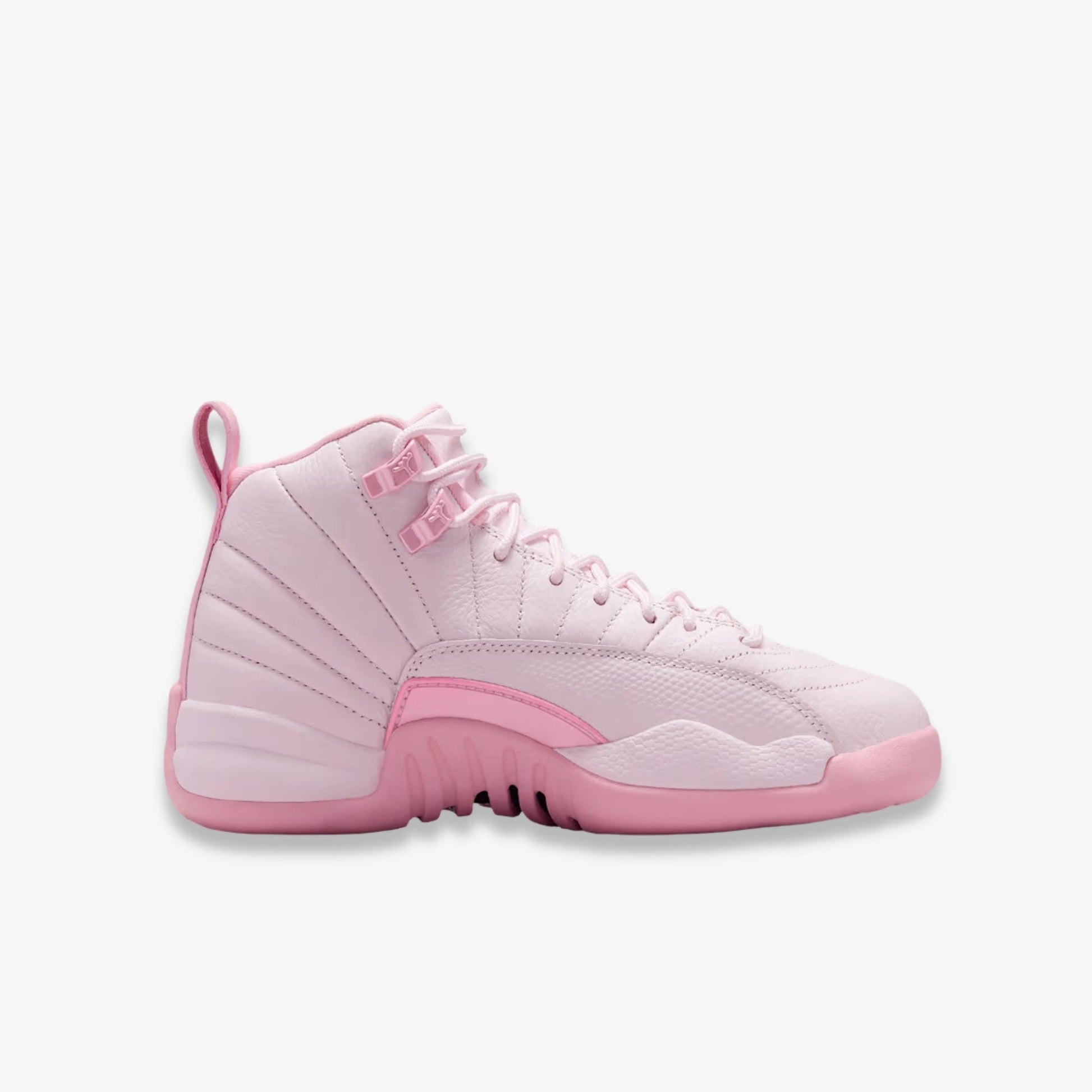 Air Jordan 12 Retro 'Triple Pearl Pink' (2025) (GS) [510815-600] Athletic Basketball Sports Sneakers in Pearl Pink / Medium Soft Pink for Unisex Youth Kids Junior Boys Girls - AVBL MRKT (4)