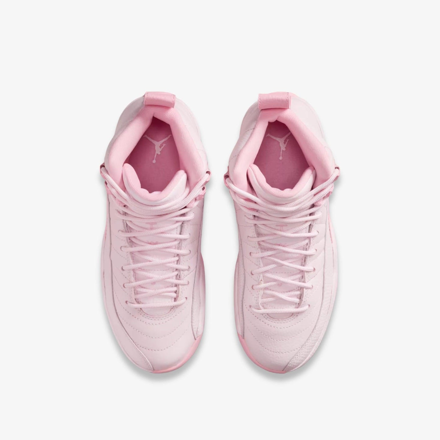 Air Jordan 12 Retro 'Triple Pearl Pink' (2025) (GS) [510815-600] Athletic Basketball Sports Sneakers in Pearl Pink / Medium Soft Pink for Unisex Youth Kids Junior Boys Girls - AVBL MRKT (5)