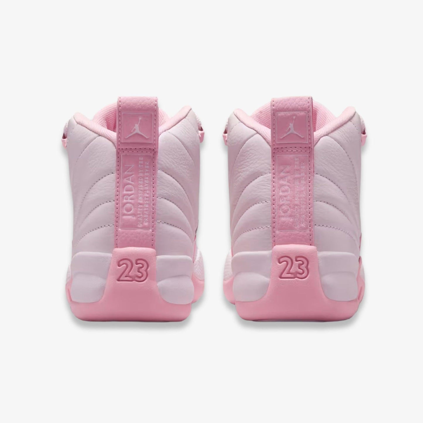 Air Jordan 12 Retro 'Triple Pearl Pink' (2025) (GS) [510815-600] Athletic Basketball Sports Sneakers in Pearl Pink / Medium Soft Pink for Unisex Youth Kids Junior Boys Girls - AVBL MRKT (6)