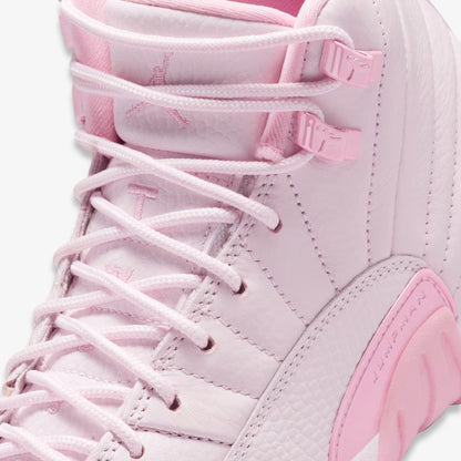 Air Jordan 12 Retro 'Triple Pearl Pink' (2025) (GS) [510815-600] Athletic Basketball Sports Sneakers in Pearl Pink / Medium Soft Pink for Unisex Youth Kids Junior Boys Girls - AVBL MRKT (7)