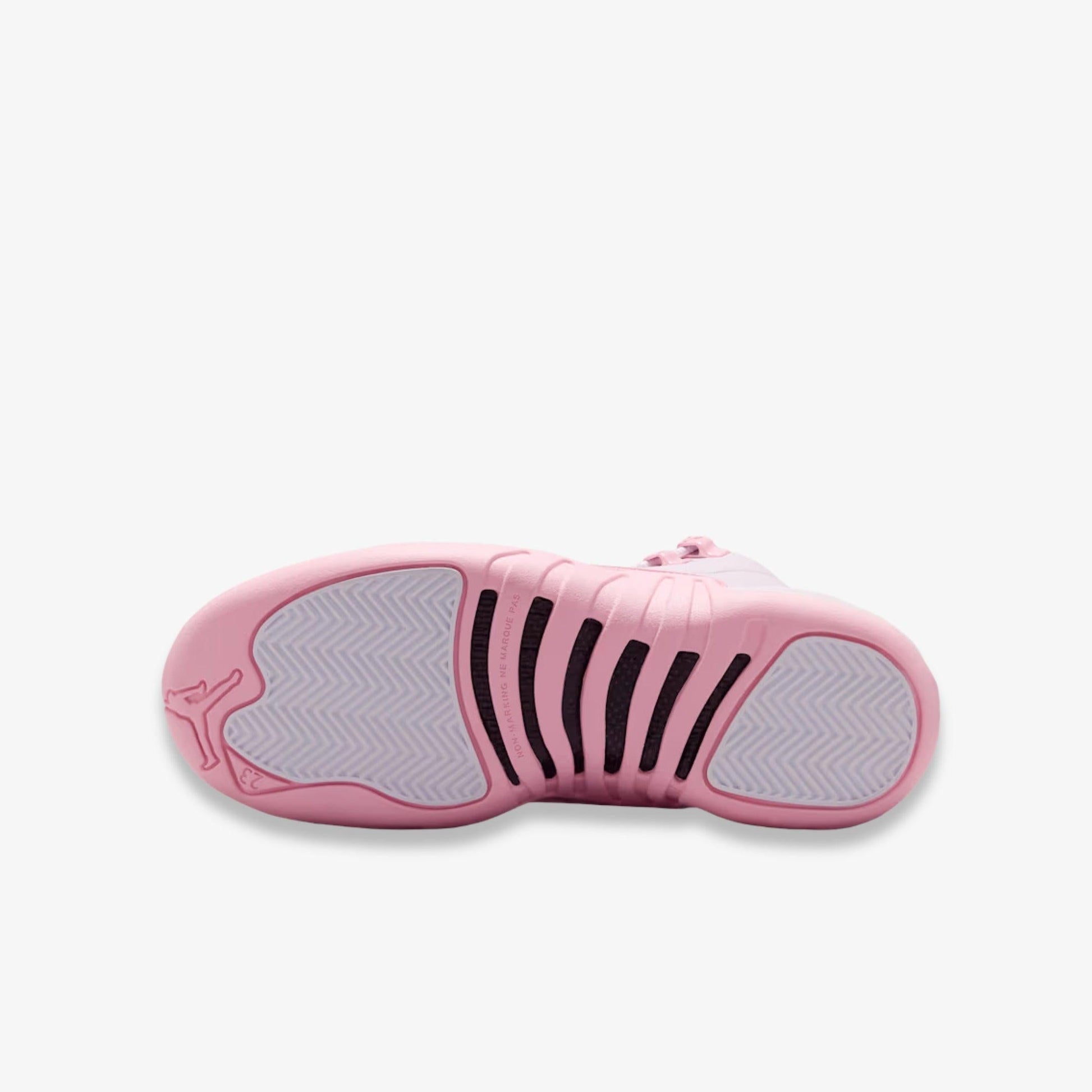 Air Jordan 12 Retro 'Triple Pearl Pink' (2025) (GS) [510815-600] Athletic Basketball Sports Sneakers in Pearl Pink / Medium Soft Pink for Unisex Youth Kids Junior Boys Girls - AVBL MRKT (9)