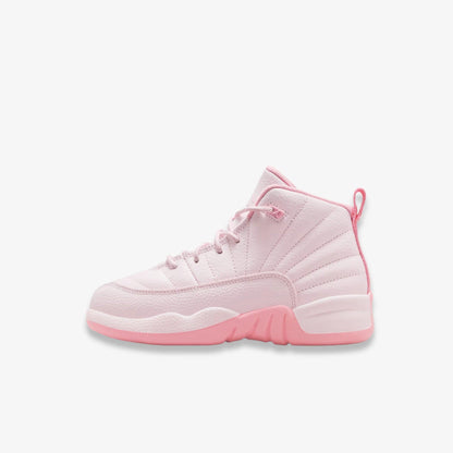 Air Jordan 12 Retro 'Triple Pearl Pink' (2025) (PS) [510816-600] Athletic Basketball Sports Sneakers in Pearl Pink / Medium Soft Pink for Unisex Little Kids Pre-School Boys Girls - AVBL MRKT (2)