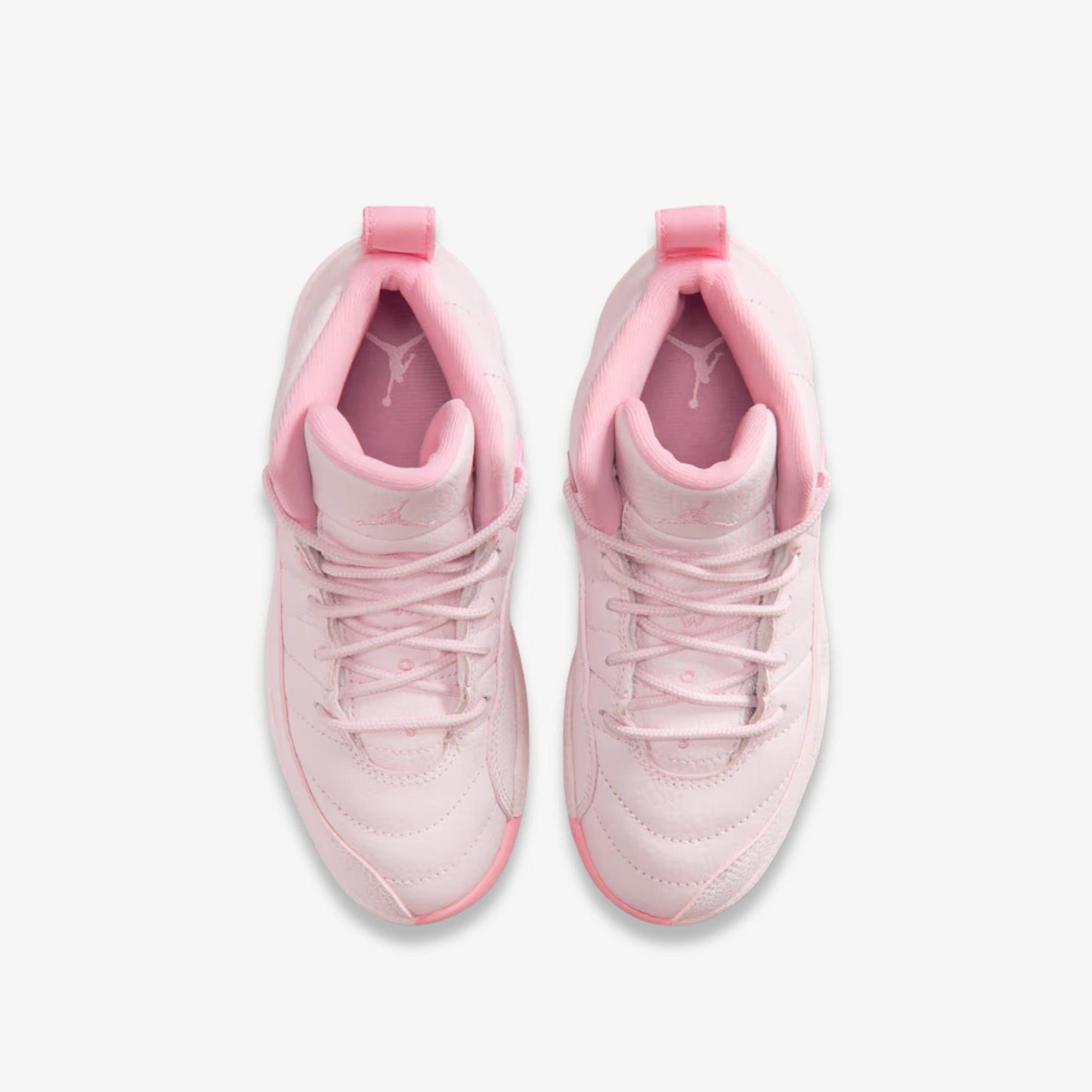 Air Jordan 12 Retro 'Triple Pearl Pink' (2025) (PS) [510816-600] Athletic Basketball Sports Sneakers in Pearl Pink / Medium Soft Pink for Unisex Little Kids Pre-School Boys Girls - AVBL MRKT (5)