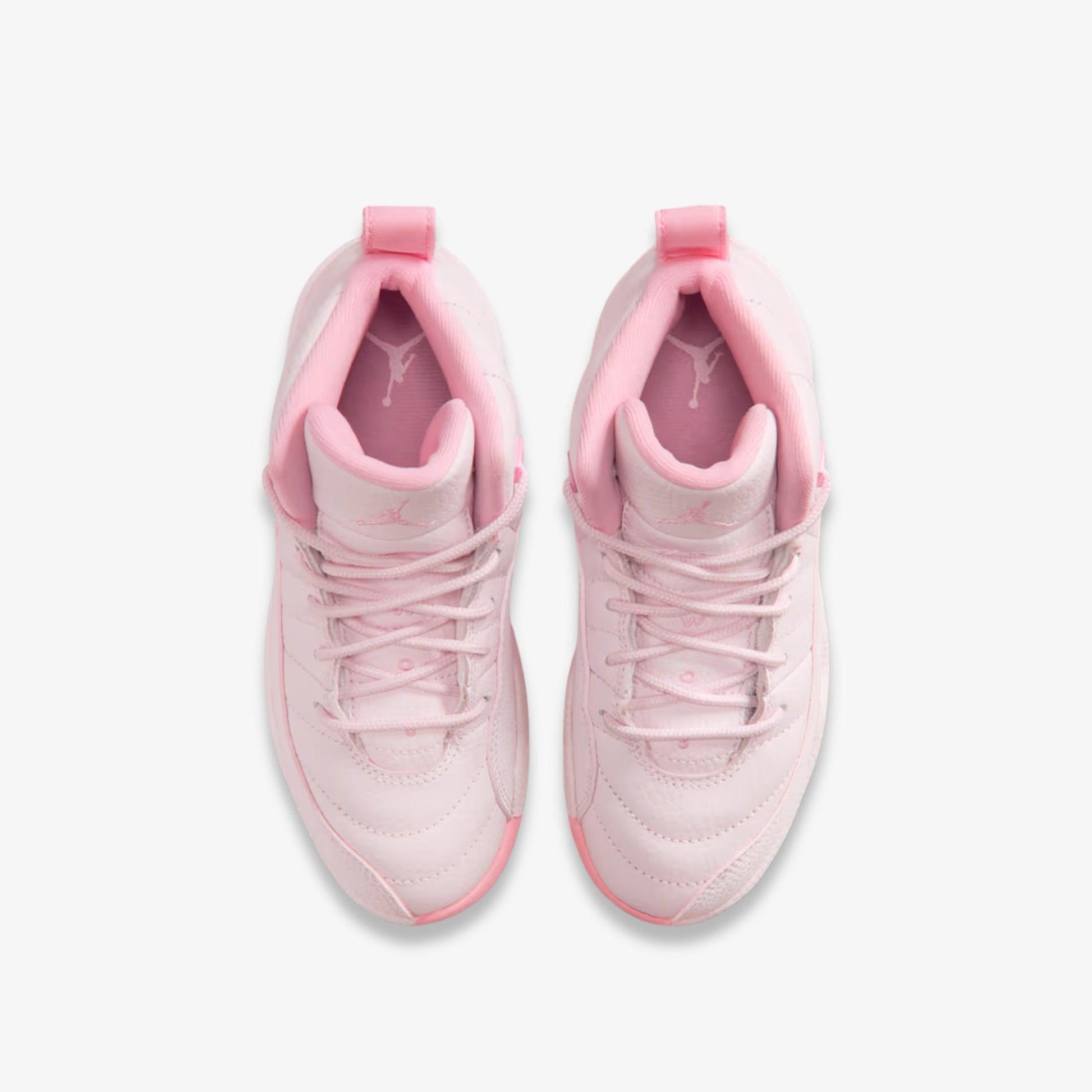 Air Jordan 12 Retro 'Triple Pearl Pink' (2025) (PS) [510816-600] Athletic Basketball Sports Sneakers in Pearl Pink / Medium Soft Pink for Unisex Little Kids Pre-School Boys Girls - AVBL MRKT (5)
