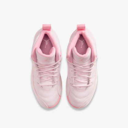 Air Jordan 12 Retro 'Triple Pearl Pink' (2025) (PS) [510816-600] Athletic Basketball Sports Sneakers in Pearl Pink / Medium Soft Pink for Unisex Little Kids Pre-School Boys Girls - AVBL MRKT (5)