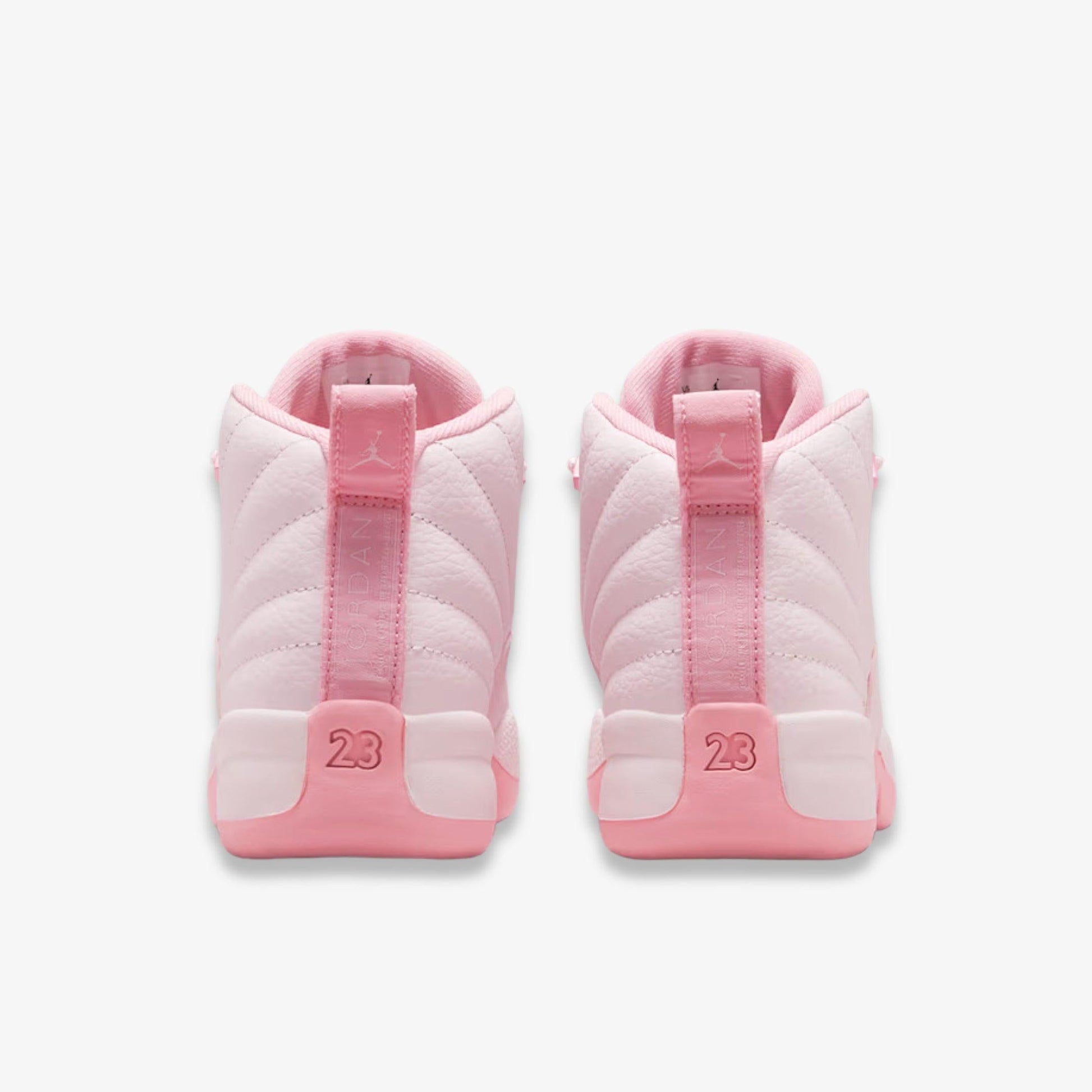 Air Jordan 12 Retro 'Triple Pearl Pink' (2025) (PS) [510816-600] Athletic Basketball Sports Sneakers in Pearl Pink / Medium Soft Pink for Unisex Little Kids Pre-School Boys Girls - AVBL MRKT (6)