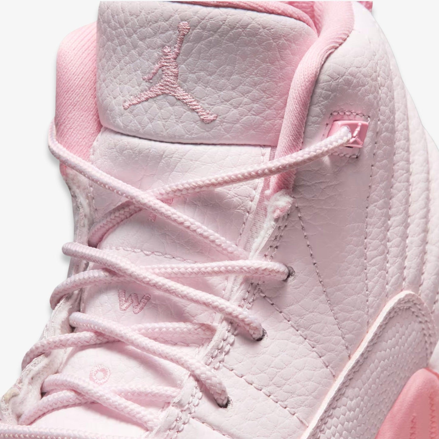 Air Jordan 12 Retro 'Triple Pearl Pink' (2025) (PS) [510816-600] Athletic Basketball Sports Sneakers in Pearl Pink / Medium Soft Pink for Unisex Little Kids Pre-School Boys Girls - AVBL MRKT (7)