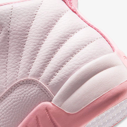 Air Jordan 12 Retro 'Triple Pearl Pink' (2025) (PS) [510816-600] Athletic Basketball Sports Sneakers in Pearl Pink / Medium Soft Pink for Unisex Little Kids Pre-School Boys Girls - AVBL MRKT (8)