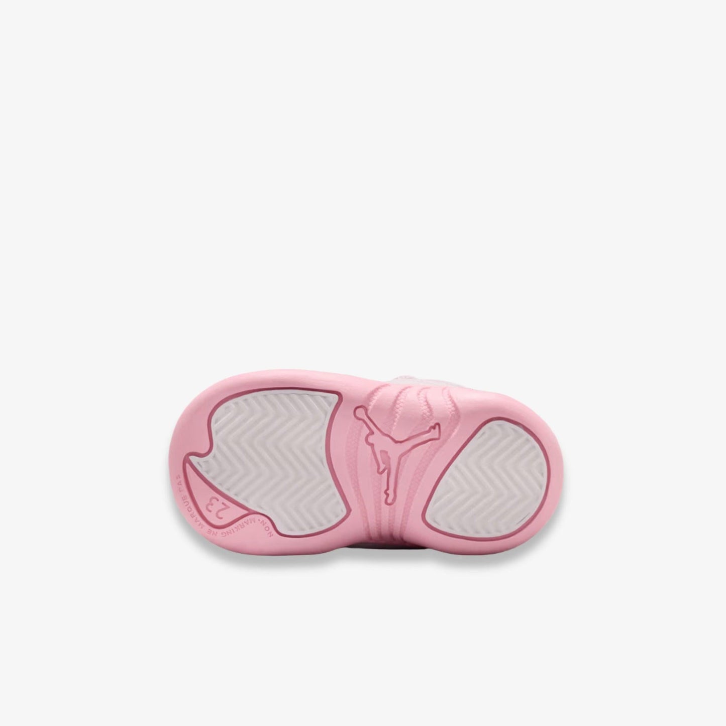 Air Jordan 12 Retro 'Triple Pearl Pink' (2025) (TD) [819666-600] Athletic Basketball Sports Sneakers in Pearl Pink / Medium Soft Pink for Unisex Baby Infant Toddler - AVBL MRKT (8)