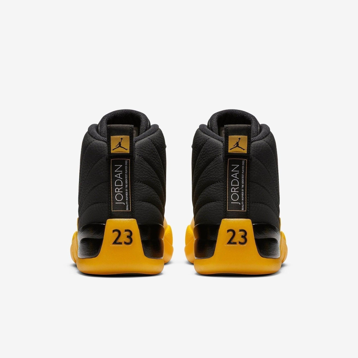 Air Jordan 12 Retro 'University Gold' (2020) [130690-070] Athletic Basketball Sports Sneakers in Black / University Gold - Black for Unisex Adult Mens - AVBL MRKT (6)