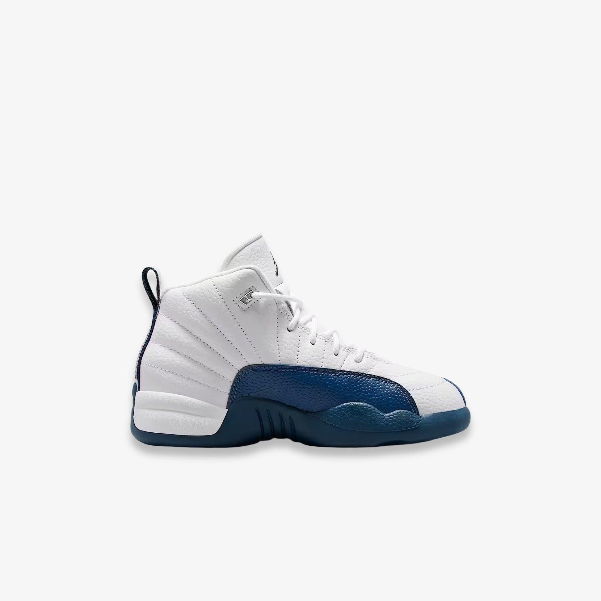 Air Jordan 12 Retro 'White / French Blue' (2025) (PS) [151186-114] Athletic Basketball Sports Sneakers in White / French Blue for Unisex Little Kids Pre-School Boys Girls - AVBL MRKT (4)