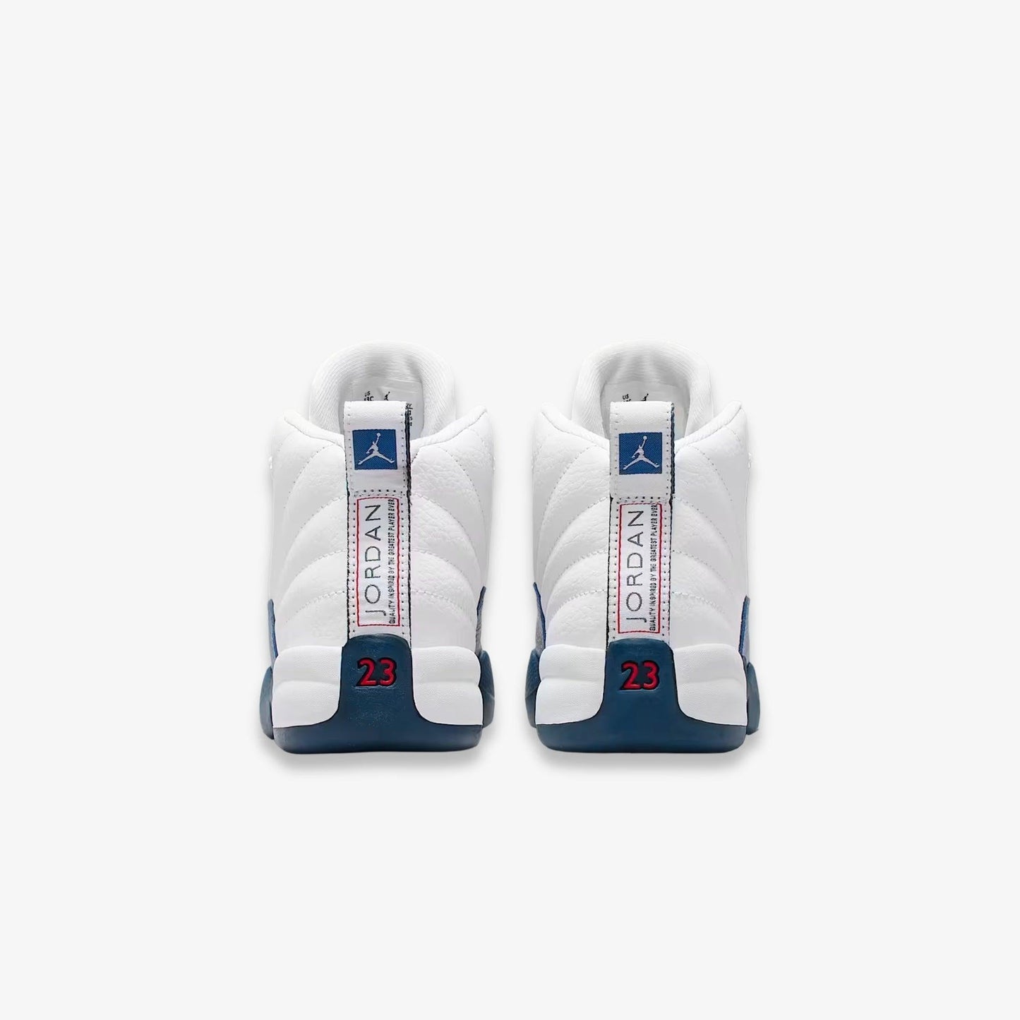 Air Jordan 12 Retro 'White / French Blue' (2025) (PS) [151186-114] Athletic Basketball Sports Sneakers in White / French Blue for Unisex Little Kids Pre-School Boys Girls - AVBL MRKT (6)