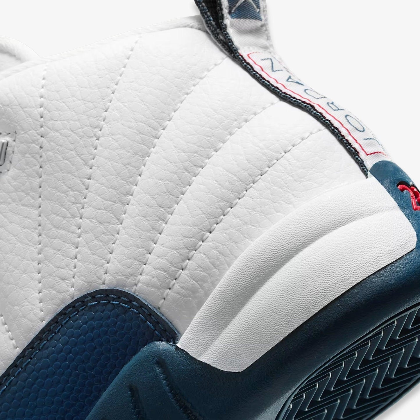 Air Jordan 12 Retro 'White / French Blue' (2025) (PS) [151186-114] Athletic Basketball Sports Sneakers in White / French Blue for Unisex Little Kids Pre-School Boys Girls - AVBL MRKT (8)