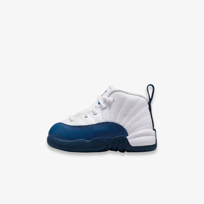 Air Jordan 12 Retro 'White / French Blue' (2025) (TD) [850000-114] Athletic Basketball Sports Sneakers in White / French Blue for Unisex Baby Infant Toddler - AVBL MRKT (2)