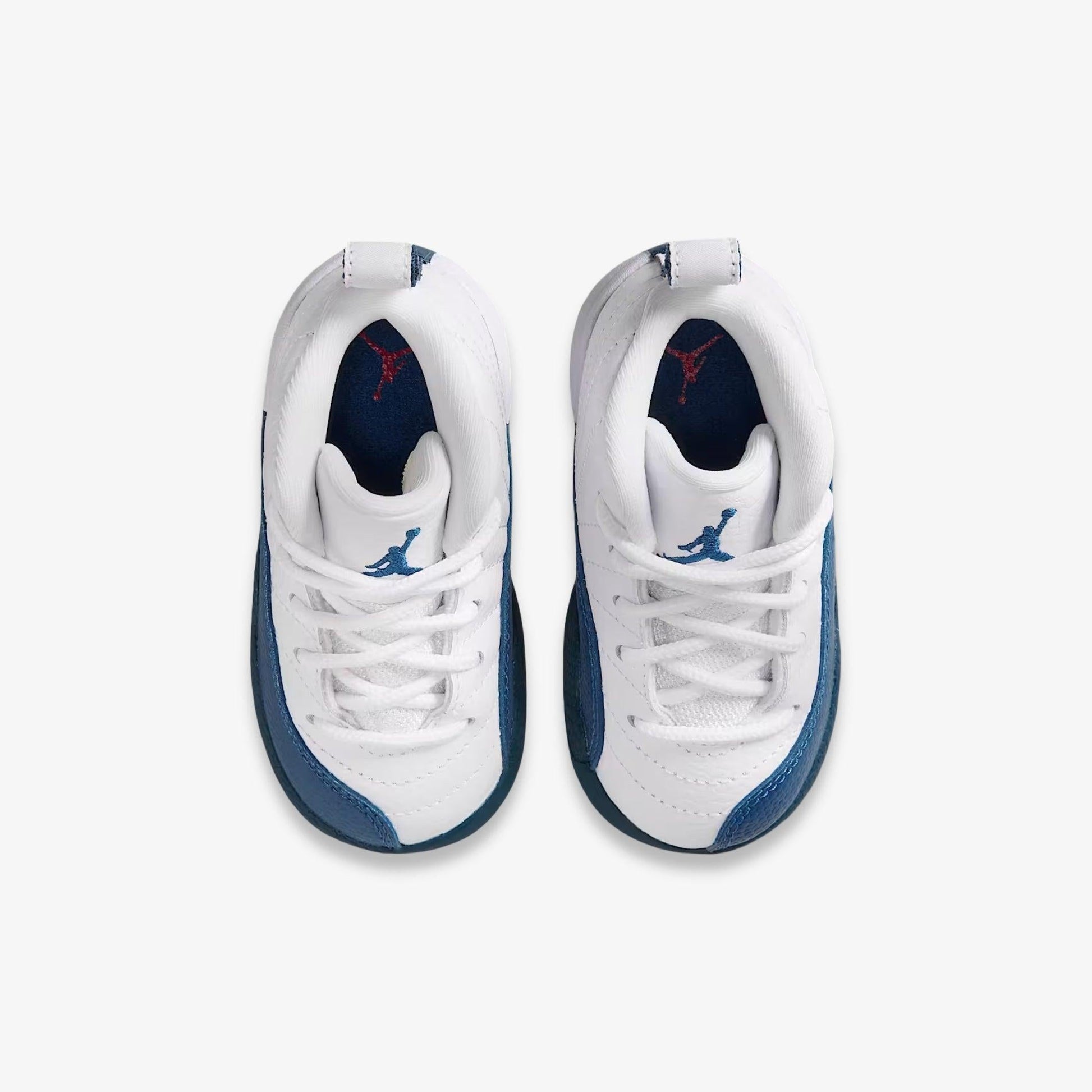 Air Jordan 12 Retro 'White / French Blue' (2025) (TD) [850000-114] Athletic Basketball Sports Sneakers in White / French Blue for Unisex Baby Infant Toddler - AVBL MRKT (5)