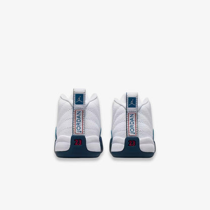 Air Jordan 12 Retro 'White / French Blue' (2025) (TD) [850000-114] Athletic Basketball Sports Sneakers in White / French Blue for Unisex Baby Infant Toddler - AVBL MRKT (6)