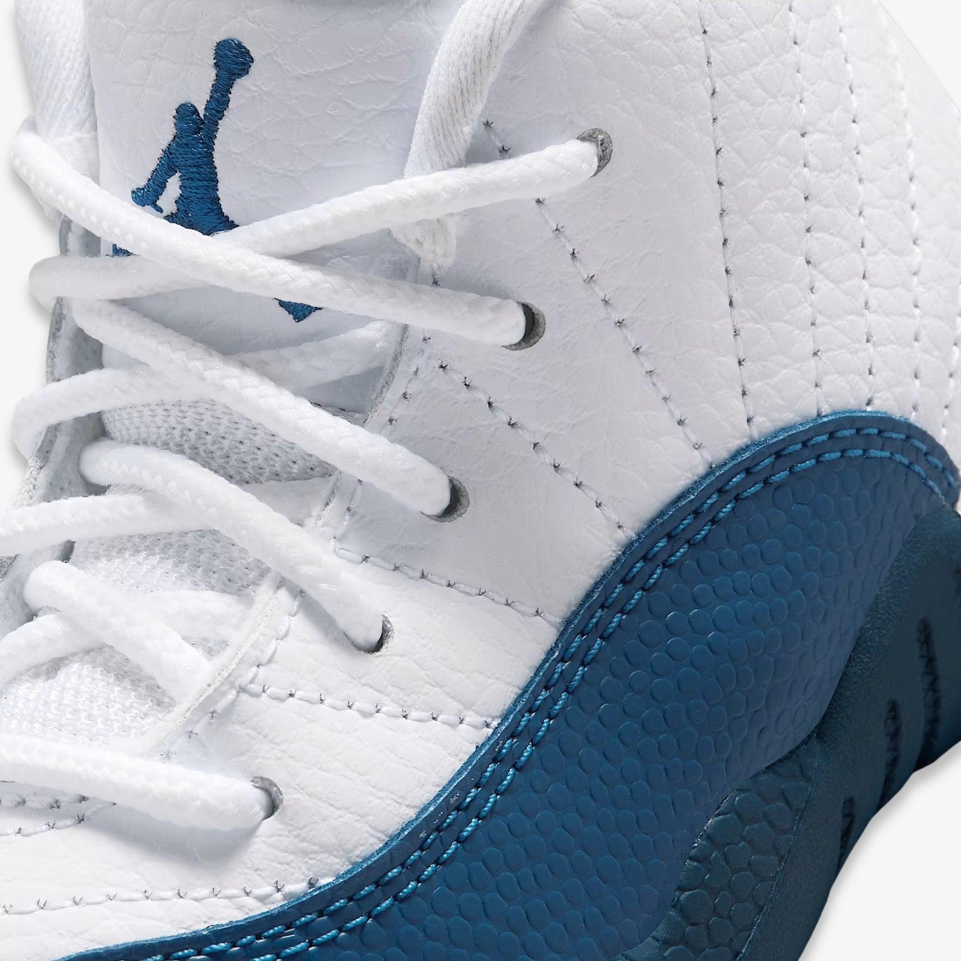 Air Jordan 12 Retro 'White / French Blue' (2025) (TD) [850000-114] Athletic Basketball Sports Sneakers in White / French Blue for Unisex Baby Infant Toddler - AVBL MRKT (7)