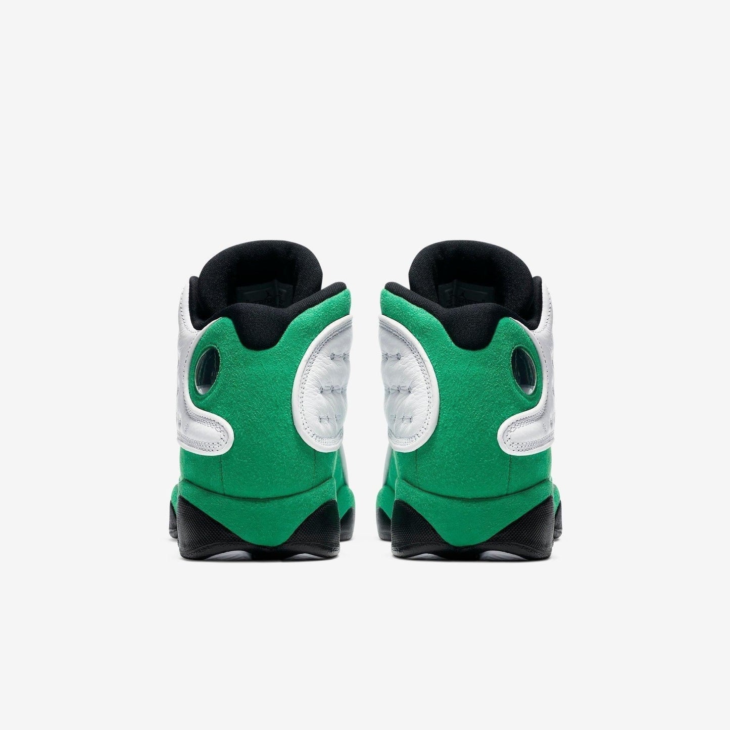 Air Jordan 13 Retro 'Lucky Green / Boston Celtics' (2020) (GS) [DB6536-113] Athletic Basketball Sports Sneakers in White / Lucky Green - Black for Unisex Youth Kids Junior Boys Girls - AVBL MRKT (6)