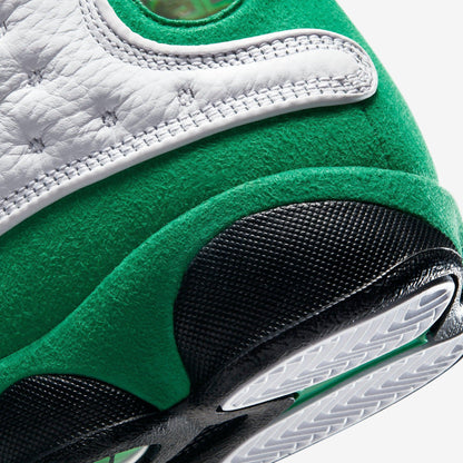 Air Jordan 13 Retro 'Lucky Green / Boston Celtics' (2020) (GS) [DB6536-113] Athletic Basketball Sports Sneakers in White / Lucky Green - Black for Unisex Youth Kids Junior Boys Girls - AVBL MRKT (8)