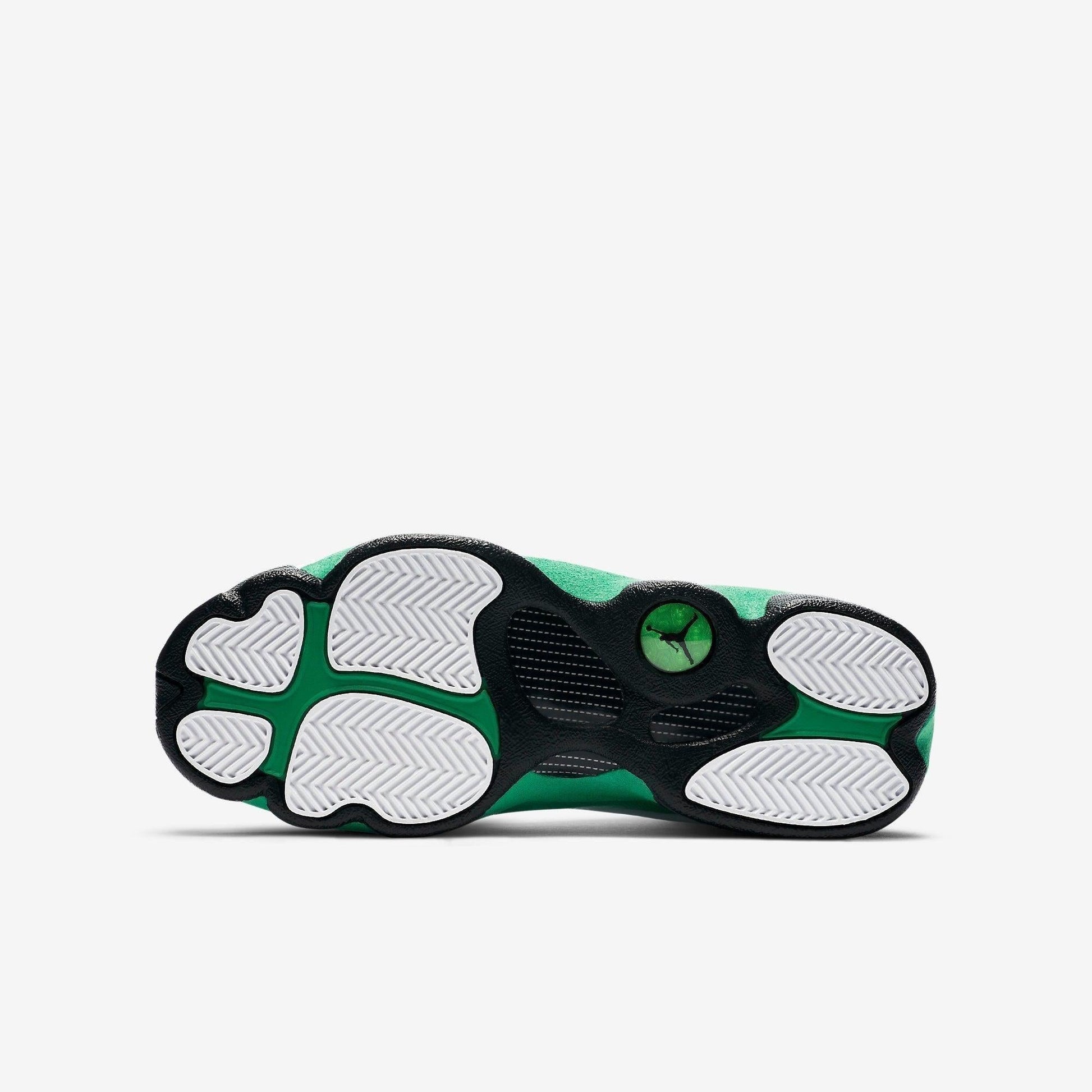 Air Jordan 13 Retro 'Lucky Green / Boston Celtics' (2020) (GS) [DB6536-113] Athletic Basketball Sports Sneakers in White / Lucky Green - Black for Unisex Youth Kids Junior Boys Girls - AVBL MRKT (9)