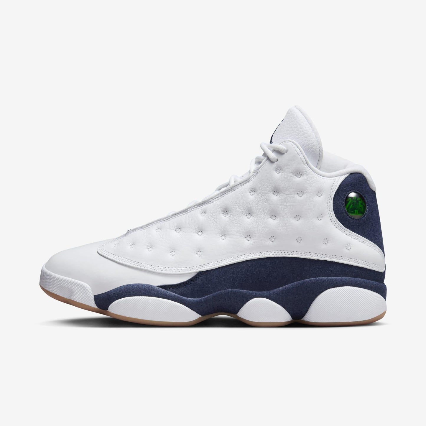 Air Jordan 13 Retro 'Midnight Navy' (2024) [414571-140] Athletic Basketball Sports Sneakers in White / Midnight Navy - Gum Light Brown for Unisex Adult Mens - AVBL MRKT (2)