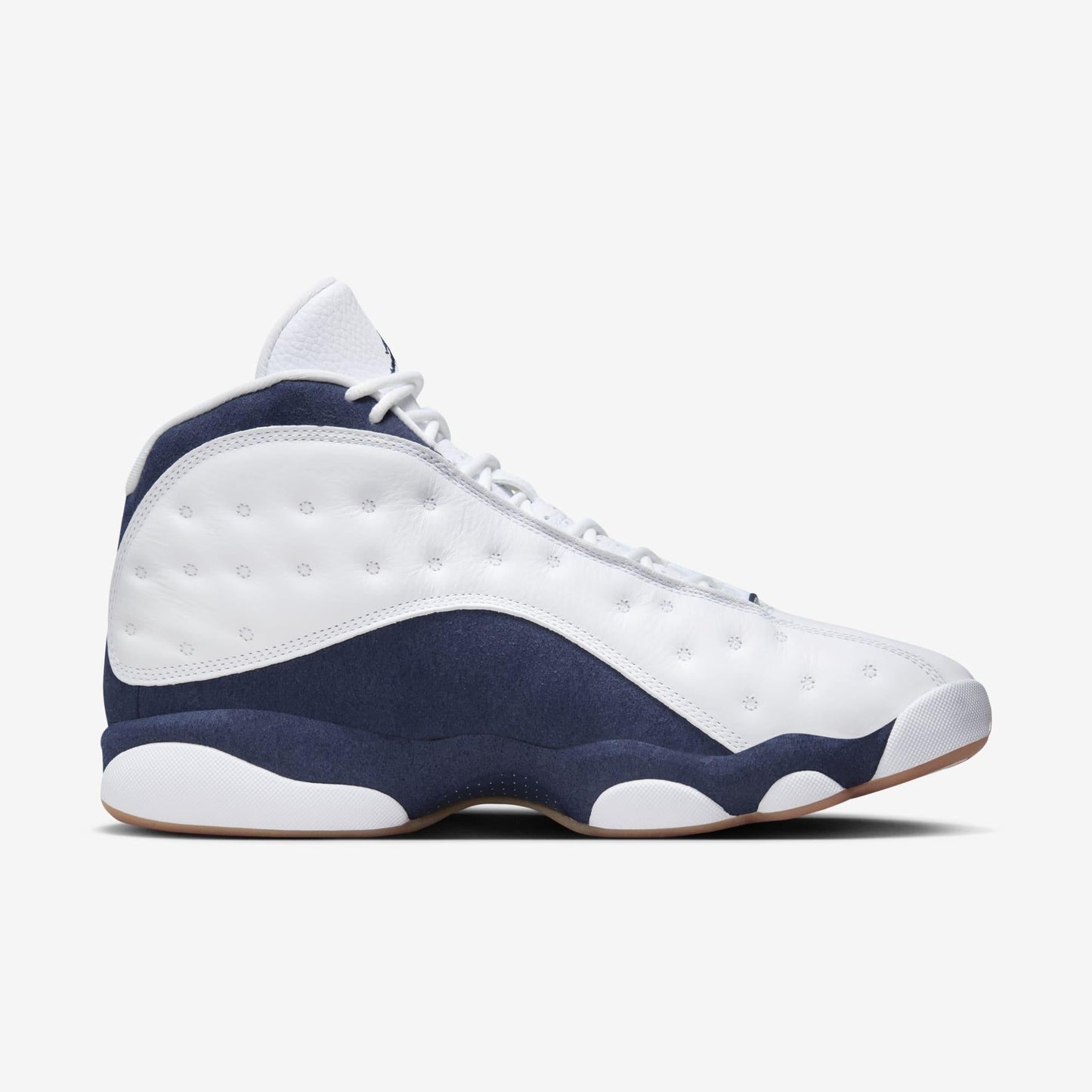 Air Jordan 13 Retro 'Midnight Navy' (2024) [414571-140] Athletic Basketball Sports Sneakers in White / Midnight Navy - Gum Light Brown for Unisex Adult Mens - AVBL MRKT (4)
