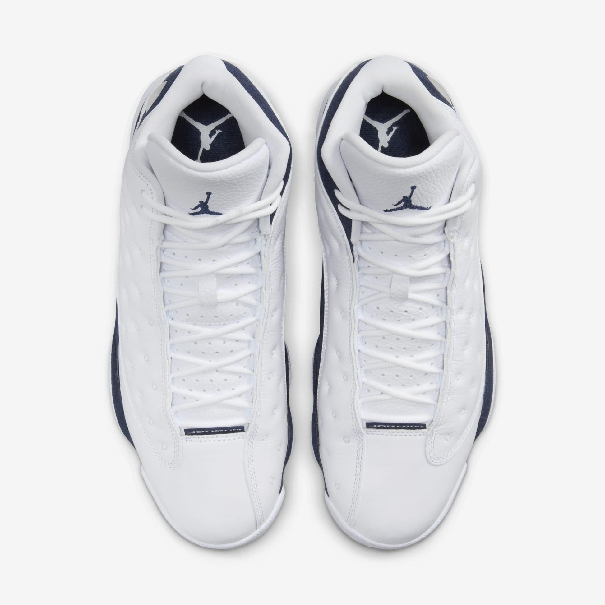 Air Jordan 13 Retro 'Midnight Navy' (2024) [414571-140] Athletic Basketball Sports Sneakers in White / Midnight Navy - Gum Light Brown for Unisex Adult Mens - AVBL MRKT (5)