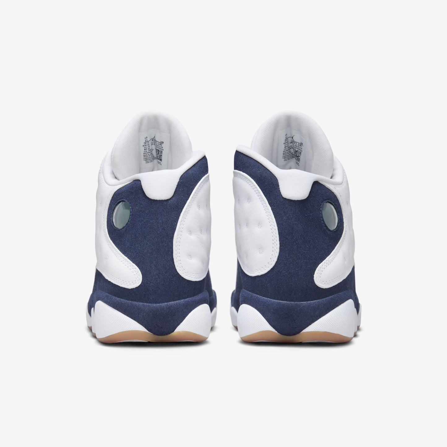 Air Jordan 13 Retro 'Midnight Navy' (2024) [414571-140] Athletic Basketball Sports Sneakers in White / Midnight Navy - Gum Light Brown for Unisex Adult Mens - AVBL MRKT (6)