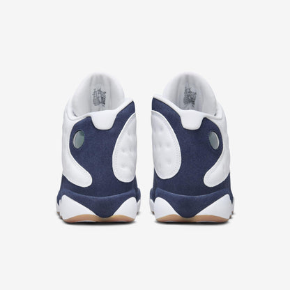 Air Jordan 13 Retro 'Midnight Navy' (2024) [414571-140] Athletic Basketball Sports Sneakers in White / Midnight Navy - Gum Light Brown for Unisex Adult Mens - AVBL MRKT (6)