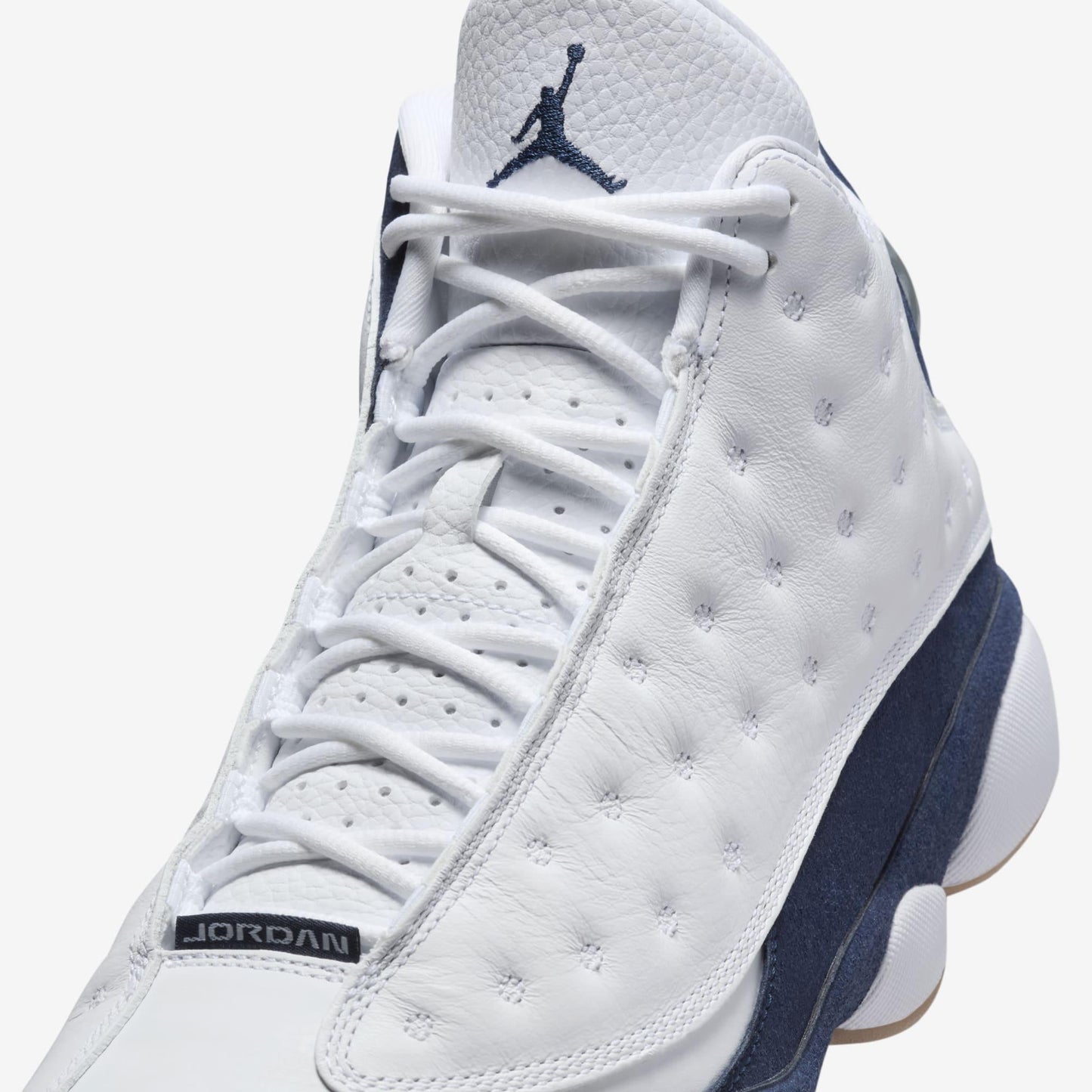 Air Jordan 13 Retro 'Midnight Navy' (2024) [414571-140] Athletic Basketball Sports Sneakers in White / Midnight Navy - Gum Light Brown for Unisex Adult Mens - AVBL MRKT (7)